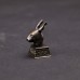 Rabbit head statue